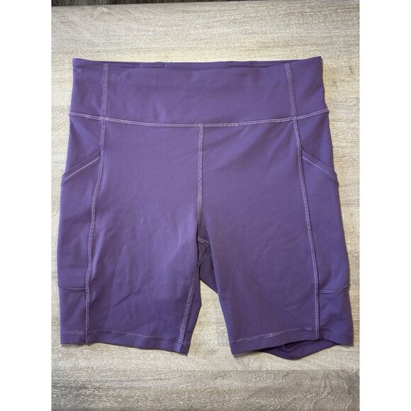 Lululemon Invigorate High Rise Short 8" Grape Mauve w/ Pockets Size 10 - Picture 3 of 5